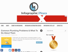 Tablet Screenshot of infographicplaza.com